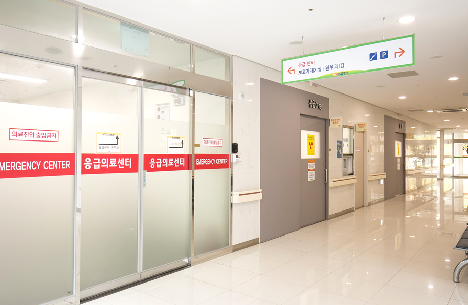 1층 영상의학과 복도 (응급의료센터 부근)